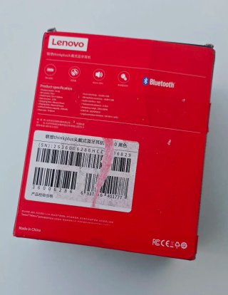 Auriculares Bluetooth Lenovo Negros