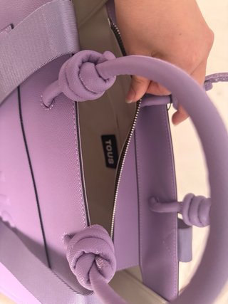 Bolso Tous Shopper Morado Asa Nudo