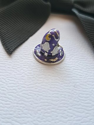 Charm Cappello Stregone Viola Argento
