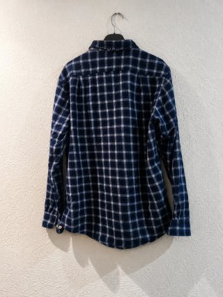 Camisa de cuadros azul Carrera Jeans Talla XL