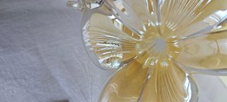 Fiore Vetro Murano Cristallo Swarovski Argento