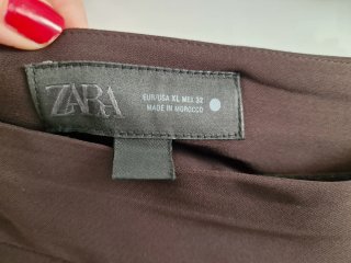 Pantalón fluido marrón chocolate