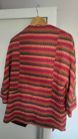 Blazer o chaqueta boho multicolor talla L