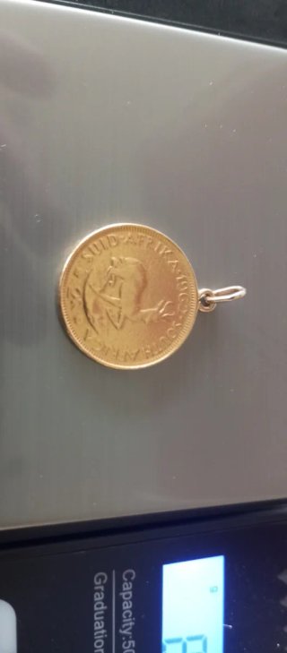 Moneda Oro 2 Rand Sudáfrica 1962