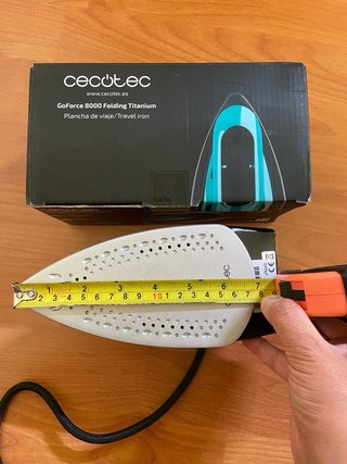 Plancha viaje Cecotec GoForce 8000 Folding X-Treme