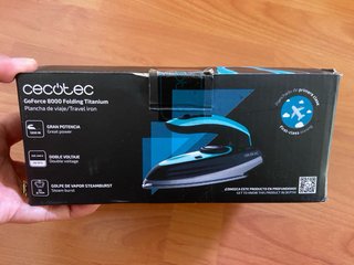 Plancha viaje Cecotec GoForce 8000 Folding X-Treme