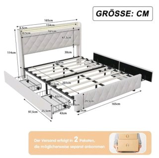 Letto Matrimoniale Creahappy Space 160
