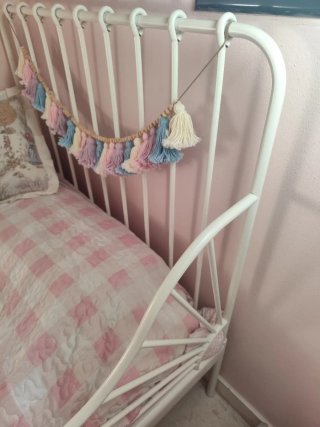 Cama infantil Ikea forja blanca
