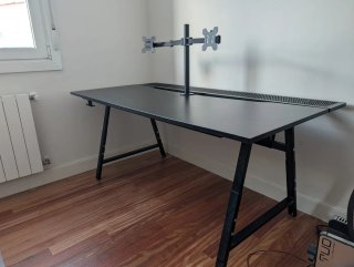 Mesa Escritorio Gaming Negra