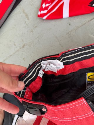 Traje Motocross Fuel Off-Road Rojo Talla L