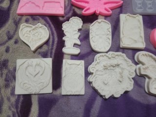 Moldes de silicona para manualidades.
