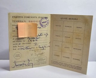 Tessera Partito Comunista Italiano 1959