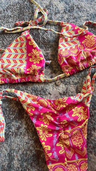 Bañador bikini estampado floral etnico boho