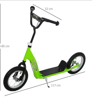 Patinete niños +5 años verde nuevo