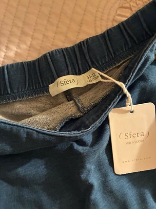 Falda pantalón niña azul  Talla 11/12