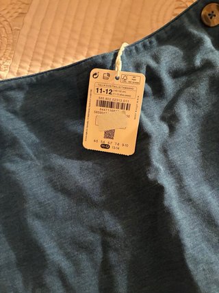 Falda pantalón niña azul  Talla 11/12