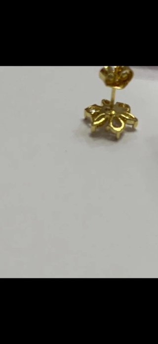 Pendientes Flor Dorados Pandora