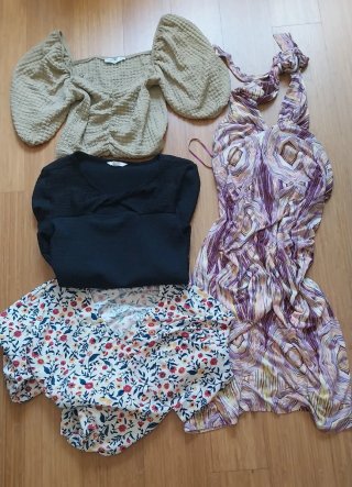 Lote 4 Ropa: Mango, Stradivarius, Springfield