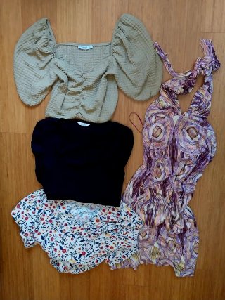 Lote 4 Ropa: Mango, Stradivarius, Springfield