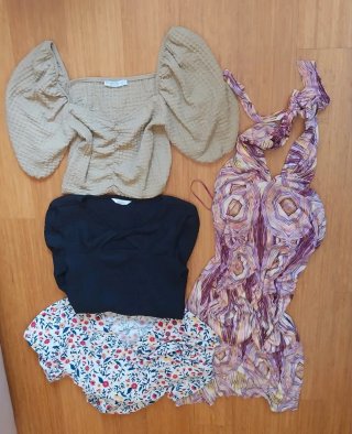 Lote 4 Ropa: Mango, Stradivarius, Springfield