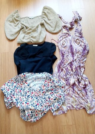 Lote 4 Ropa: Mango, Stradivarius, Springfield