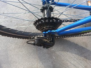 Bicicleta Azul Montaña