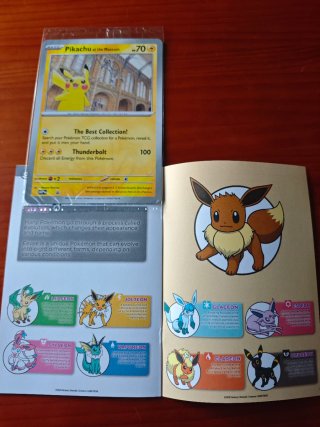 Carta Pokémon Pikachu at the museum history natura
