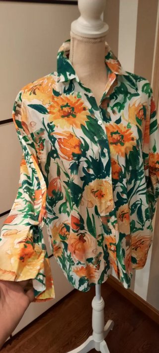 Camisa Uterqüe floral