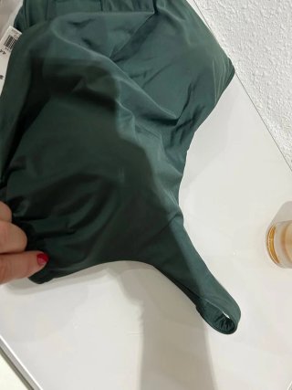 Bañador 2 piezas verde talla 44