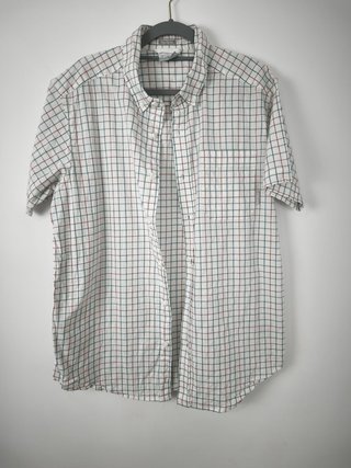 Columbia Regular Fit Plaid Short Sleeve Shirt - Si