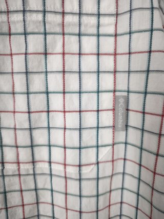 Columbia Regular Fit Plaid Short Sleeve Shirt - Si