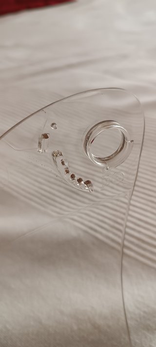 Visera de casco transparente