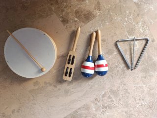 Lote instrumentos musicales infantiles