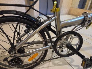 Bicicleta Plegable Btwin Gris