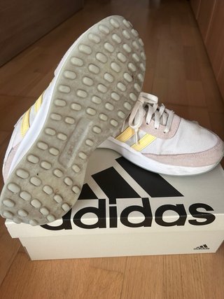 Zapatillas Adidas Mujer Talla 39 Rosa/Blanco