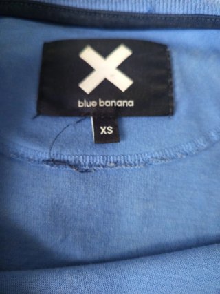 Camiseta Blue Banana Azul Talla XS