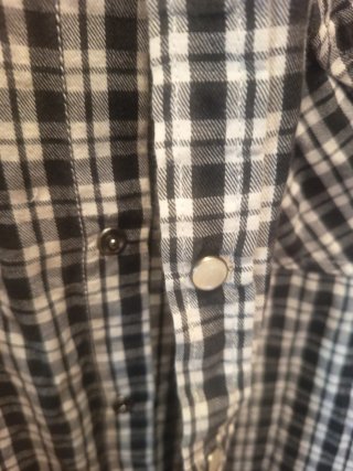 Camisa Springfield cuadros,con automáticos