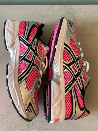 ASICS Zapatillas Deportivas chica Rosa/Plata