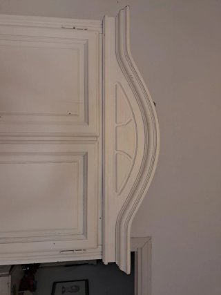 Armario madera blanco vintage