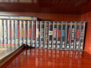 Colección VHS años 90 de cine de acción y aventura