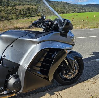 Kawasaki GTR1400 Touring Gris Plata