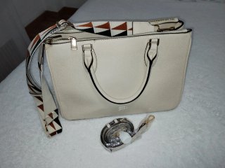 Bolso Beige Multicolor