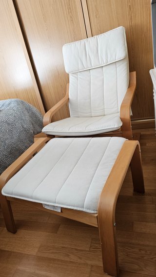 Sillón Poäng Ikea Madera Blanco