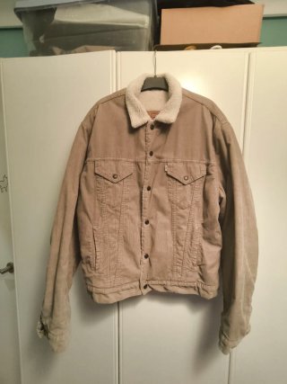 Cazadora pana Levis Beige Talla M
