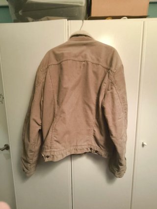 Cazadora pana Levis Beige Talla M
