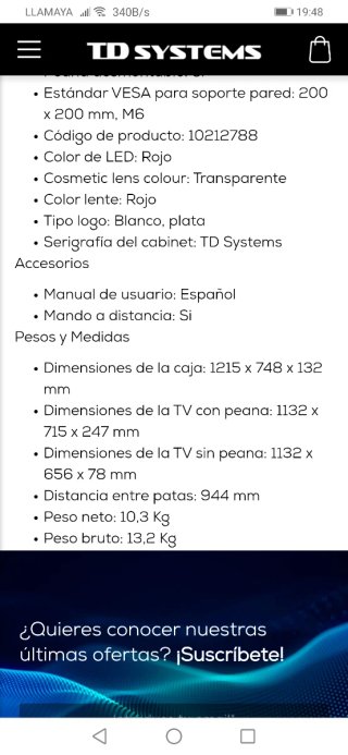 Smart TV 50 pulgadas