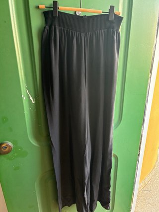Pantalón Palazzo Seda Negro