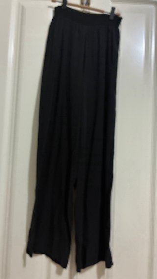 Pantalón Palazzo Seda Negro