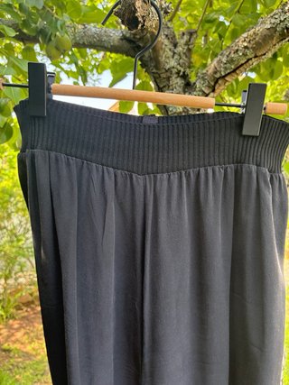 Pantalón Palazzo Seda Negro
