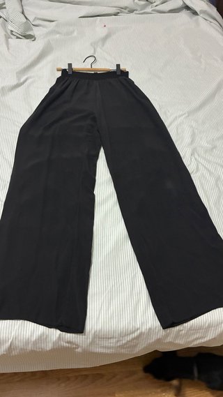 Pantalón Palazzo Seda Negro